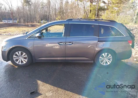 2014 Honda Odyssey Ex-L z USA, uszkodzony, nr VIN 5FNRL5H67EB009341